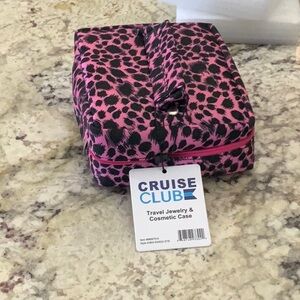 Cruise Club Pink Leopard Travel Case